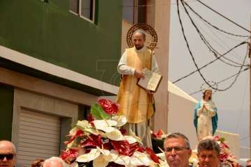 San Ignacio de Loyola se despide de sus fiestas en La Majadilla-Telde (Foto Francisco Javier Santana)